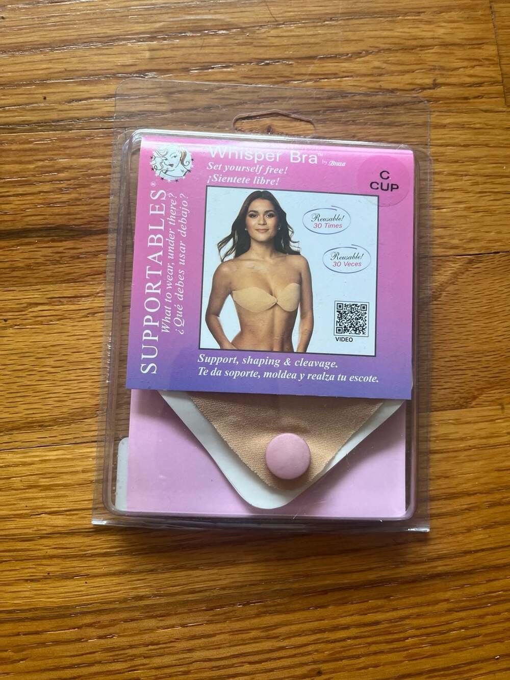 Braza Supportables Whisper Bra Strapless Adhesive Shaping Bra - C Cup